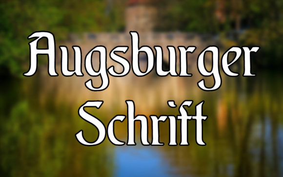 Augsburger Schrift: A Vintage-Style Display Font for Creative Projects