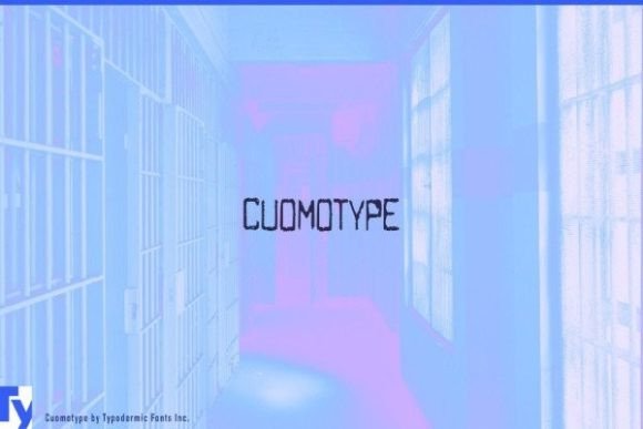 Cuomotype: A Distressed Display Font for Impactful Creative Projects