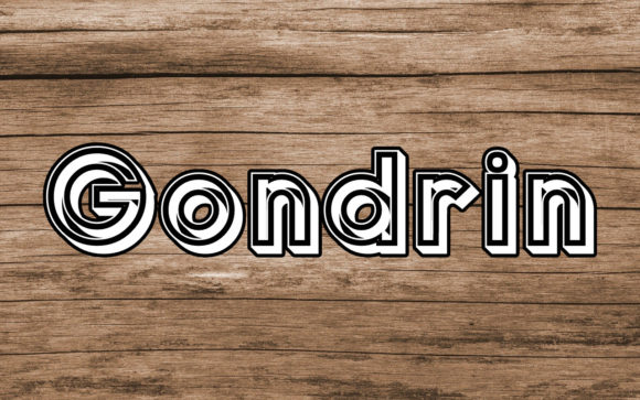 Gondrin: A Bold Display Font for Modern Design Projects
