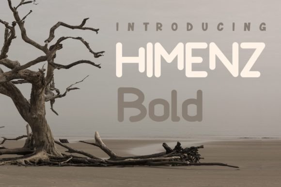 Himenz: A Strategic Display Font for Creative Communication and Branding