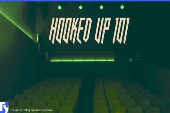 Hooked Up: A Futuristic Font for Modern Design