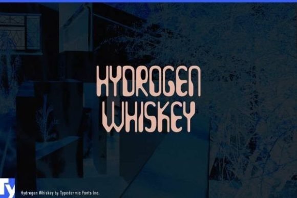 Hydrogen Whiskey: A Retro Techno Font with a Vintage Twist