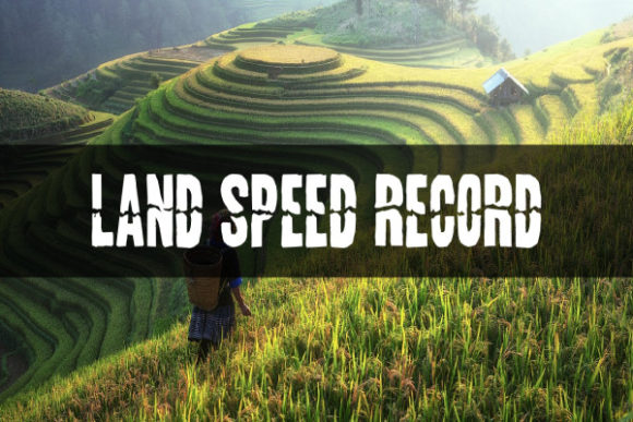 Land Speed Record: The Font That Combines Creativity and Modern Design