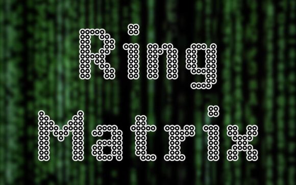 Ring Matrix: A Bold Display Font for Sci-Fi and Creative Projects