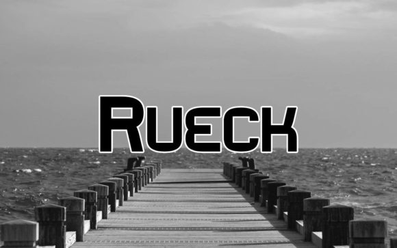 Rueck: A Bold Display Font for Creative Expression
