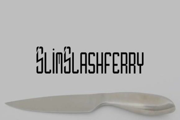 Slim Slashferry: The Elegant Font That Elevates Your Design